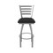 Holland Bar Stool Co OD410 Jackie Stainless Steel 25 Swivel Outdoor Counter Stool with Breeze Black Seat OD41025SSOD004 - alternate 4